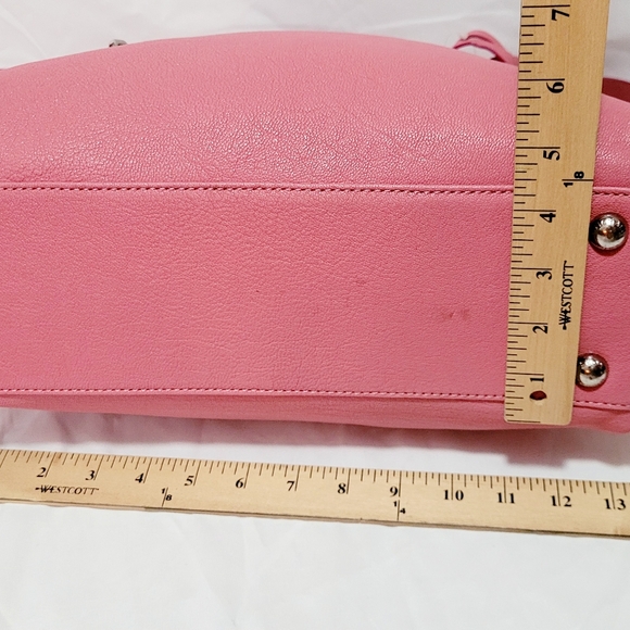 Michael Kors MK Studio Mercer Medium Duffel Satchel Shoulder Bag Pink - Picture 11 of 16